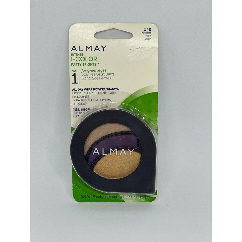 NEW Almay Intense I-Color Party Brights All Day Eyeshadow Green Eyes 140 Palette